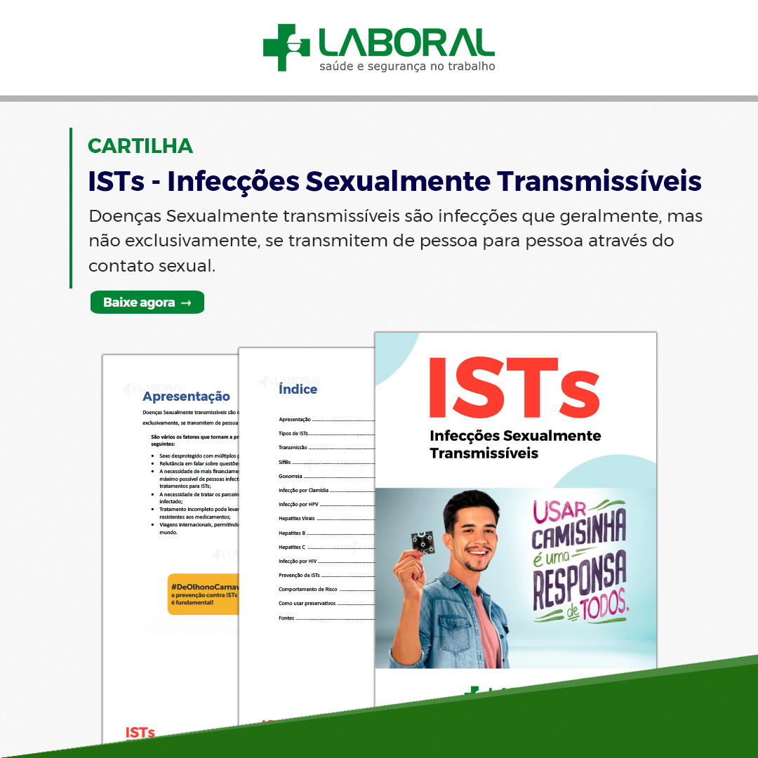 Laboral - Cartilha - ISTs - Infecções Sexualmente Transmissíveis